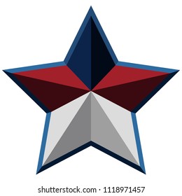 Isolated american emblem