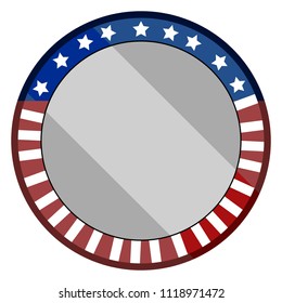 Isolated american emblem