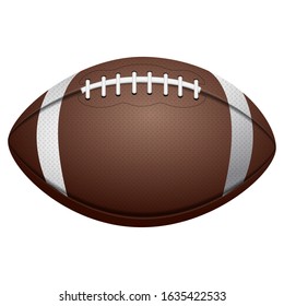 Isolated american football ball. Sport ball - Vector