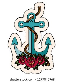 Isolated anchor with rope design