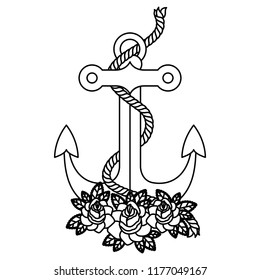 Isolated anchor with rope design