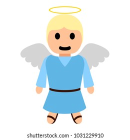 isolated angel cartoon character