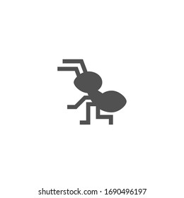 Isolated Ant Vector Icon, Emoji, Emoticon