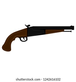Isolated antique weapon icon. Vector illustration design