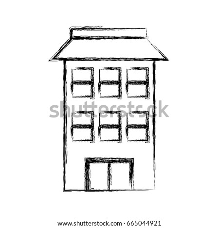 isolated apartments bulding