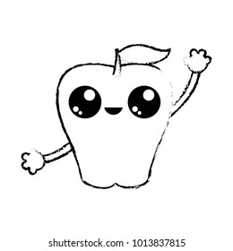 Isolated apple design