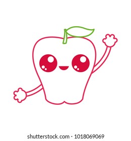 Isolated apple design