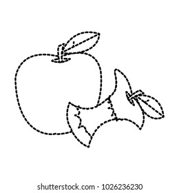 Isolated apple design