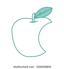 Isolated apple design