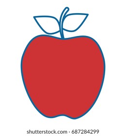 isolated apple fruit