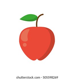 Isolated apple fruit design