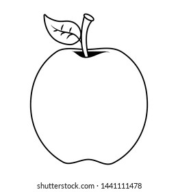 Isolated apple fruit design vector illustration
