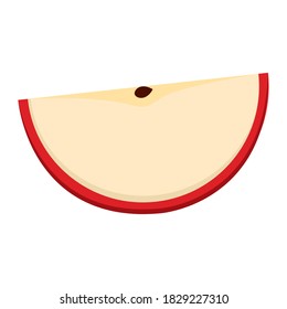 Isolated apple rosh hashana jewish icon- Vector