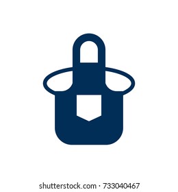 Isolated Apron Icon Symbol On Clean Background. Vector Kitchen Uniform Element In Trendy Style.