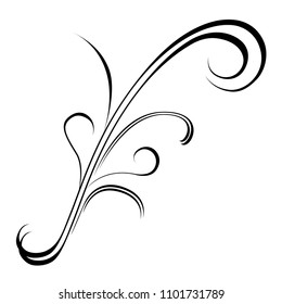 Isolated arabesque pattern