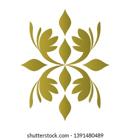 Isolated arabesque pattern image. Vector illustration design