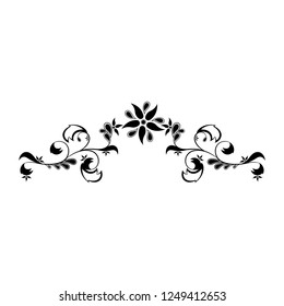 Isolated arabesque vintage pattern. Vector illustration design