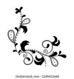 Isolated arabesque vintage pattern. Vector illustration design