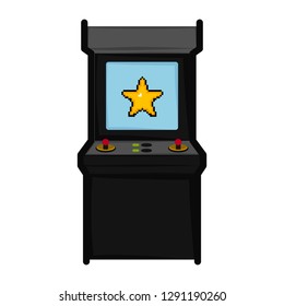 Isolated arcade icon. Videogame. Vector illustration design