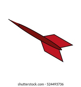 Isolated arrow toy design