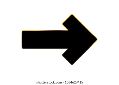 Isolated Arrow Vector 3d Button Icon Stock Vector (Royalty Free ...