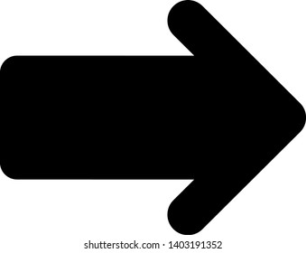 Isolated arrow vector 3d icon for web, mobile app. Button digital illustration