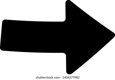 Isolated arrow vector icon. Flat button element