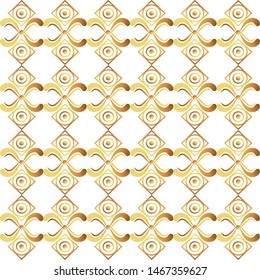 Isolated art deco background design