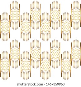 Isolated art deco background design