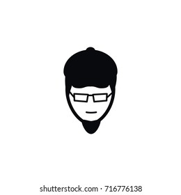 Isolated Artist Icon. Painter Vector Element Can Be Used For Painter, Artist, Person Design Concept.