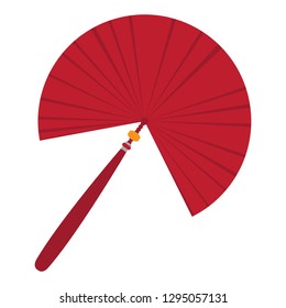 Isolated asian hand fan image. Vector illustration design