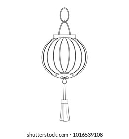 Isolated asian ornament