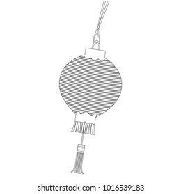 Isolated asian ornament