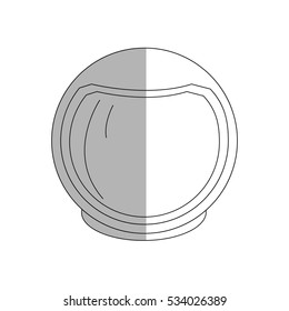 Isolated Astronaut helmet design