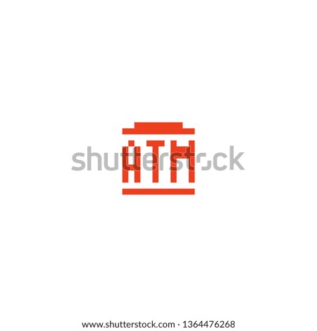 Isolated ATM Bank Flat Icon, Emoticon, Emoji