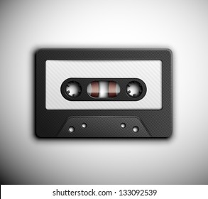 Isolated audio tape. Eps 10