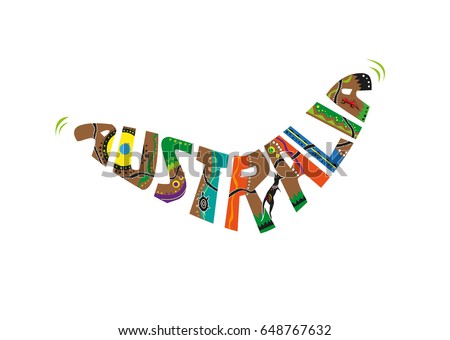 isolated australia word forms