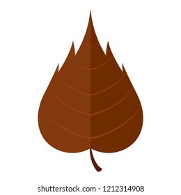 Isolated autumn leaf image. Vector illustration design