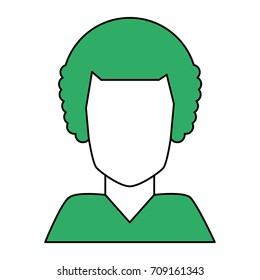 Isolated avatar boy design