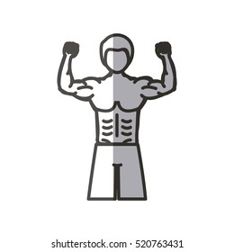 Isolated avatar man design