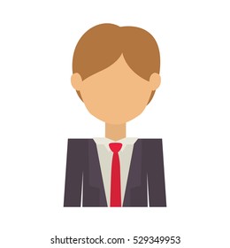 Isolated avatar man design