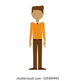 Isolated avatar man design