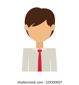 Isolated avatar man design