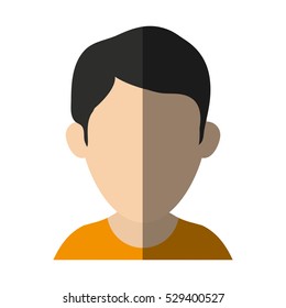 Isolated avatar man design