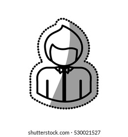 Isolated avatar man design