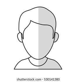 Isolated avatar man design