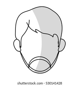 Isolated avatar man design