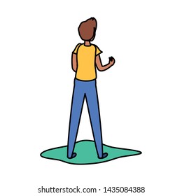Isolated avatar man design vector ilustration