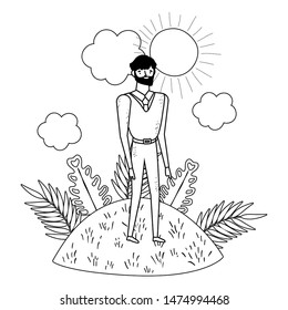 Isolated avatar man vector design