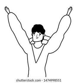 Isolated avatar man vector design